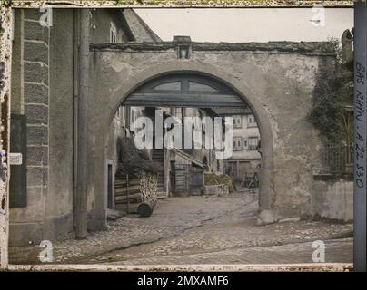 Obernai, Frankreich , 1920 - Elsass - Auguste Léon (Juli) Stockfoto