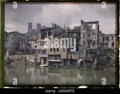 Verdun , Frankreich , 1917 - Nordfrankreich, Belgien - Paul Castelnau (fotografischer Teil der Armeen) - (1.-5. September) Stockfoto