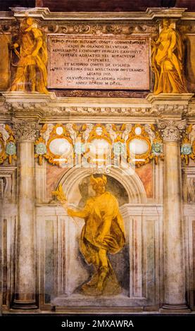 Teatro Olimpico, Werk von Palladio, ältestes Hallentheater in Europa, Vicenza, Veneto, Italien, Vicenza, Veneto, Italien Stockfoto