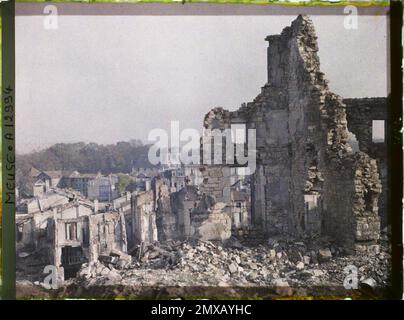 Verdun , Frankreich , 1917 - Nordfrankreich, Belgien - Paul Castelnau (fotografischer Teil der Armeen) - (1.-5. September) Stockfoto