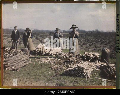 Blanquefort, Frankreich , 1920-1921 - Charente, Gironde, Basse - Pyrénées, Hautes Pyrénées - Fernand Cuville Stockfoto