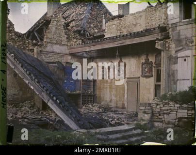 Verdun , Frankreich , 1917 - Nordfrankreich, Belgien - Paul Castelnau (fotografischer Teil der Armeen) - (1.-5. September) Stockfoto