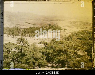 Peking, China Xiangshan ("duftende Berge") , 1913 - China - Stéphane Passet Stockfoto