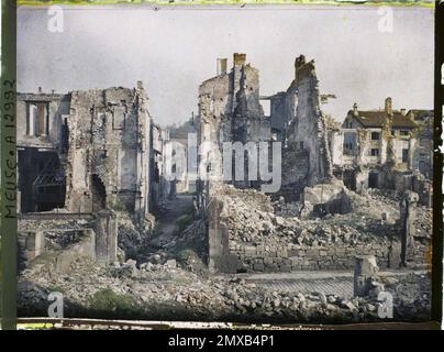 Verdun , Frankreich , 1917 - Nordfrankreich, Belgien - Paul Castelnau (fotografischer Teil der Armeen) - (1.-5. September) Stockfoto