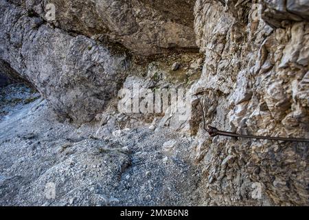 Wanderung über Plemenice nach Triglav Stockfoto