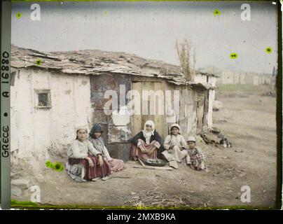 Thessaloniki, Griechenland, 1918 - Griechenland, Türkei und Bulgarien - Léon Busy Stockfoto