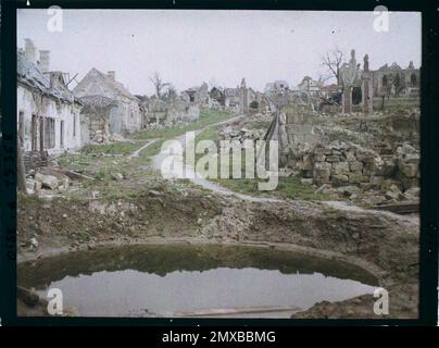 Thiescourt, Frankreich, Habitat, Architektur, Erster Weltkrieg