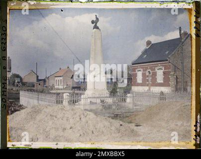 Pozières, Frankreich , 1929 - Französische Provinzen - Stéphane Passet - (März 26 - Mai 18) Stockfoto