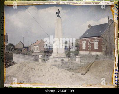 Pozières, Frankreich , 1929 - Französische Provinzen - Stéphane Passet - (März 26 - Mai 18) Stockfoto