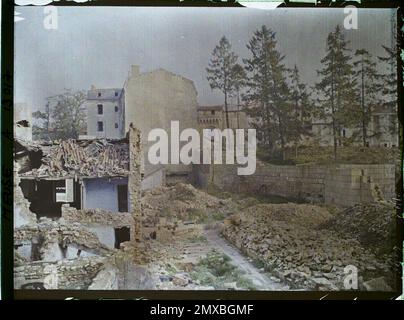 Verdun , Frankreich , 1917 - Nordfrankreich, Belgien - Paul Castelnau (fotografischer Teil der Armeen) - (1.-5. September) Stockfoto