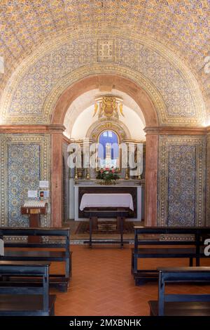 Kapelle in Ericeira Capela de Nossa Senhora da Boa Viagem e de Santo António Portugal Stockfoto