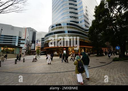 Hibiya Chanter Einkaufskomplex. Tokio, Japan. Stockfoto