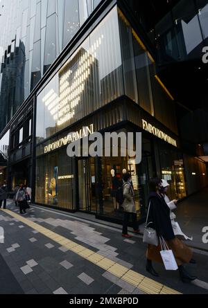 Das moderne Einkaufszentrum Tokyu plaza in Ginza, Tokio, Japan. Stockfoto