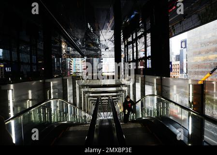 Das moderne Einkaufszentrum Tokyu plaza in Ginza, Tokio, Japan. Stockfoto