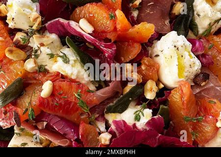 Caesar Salat Stockfoto