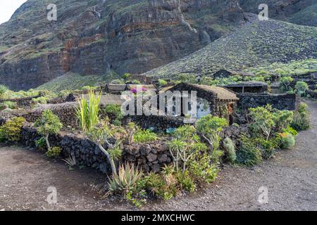 Freilichtmuseum von Guinea, Las Puntas, El Hierro, Kanarische Inseln, Spanien | Ecomuseum von Guinea, Las Puntas, El Hierro, Kanarische Inseln, Spanien Stockfoto