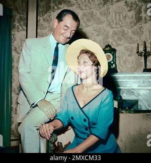 Zauber der Jugend, Fernsehfilm nach dem Stück von Samson Raphaelson, Deutschland 1962, Regie: Carl Heinz Schroth, Darsteller: Carl Heinz Schroth, Karin Jacobsen Stockfoto