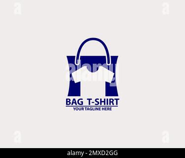 Logo des Eleman Power and Hanger Shirt Icon, geeignet für Online-Shops im Internet. Abstraktes, flaches Vektordesign Stock Vektor