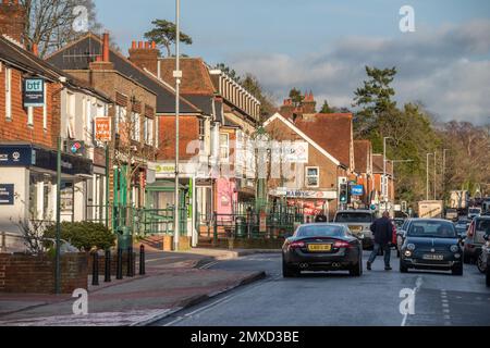 Heathfield, Januar 18. 2023: High Street Stockfoto