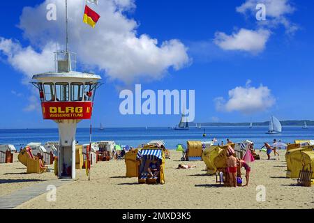 Strand von Travemünde, Deutschland, Schleswig Holstein, Lübeck Stockfoto