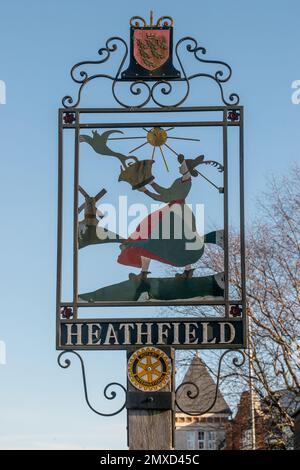 Heathfield, Januar 18. 2023: High Street Stockfoto