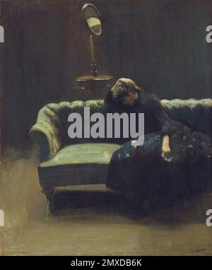 Der amtierende Manager oder die Probe: Das Ende des Gesetzes. Museum: PRIVATE SAMMLUNG. AUTOR: WALTER RICHARD SICKERT. Stockfoto