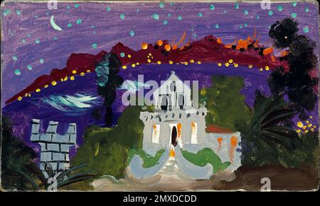 Villa Chêne-Roc à Juan-les-Pins. Museum: PRIVATE SAMMLUNG. Autor: PABLO PICASSO. Stockfoto