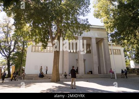 Blick auf den Deutschen Pavillon bei der Biennale von Venedig Stockfoto