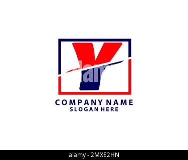 Ursprüngliche Vektorvorlage für das Y-Logo-Symbol Stock Vektor