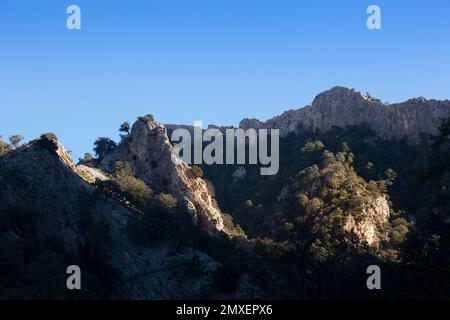 Los Ports Naturpark. Provinz Tarragona. Spanien Stockfoto