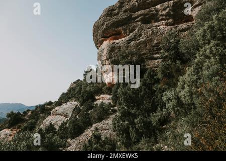 Pfad zum Galera Peak. Provinz Teruel. Spanien Stockfoto