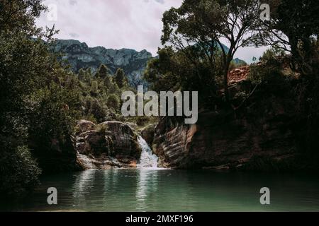 Los Ports Naturpark. Provinz Tarragona. Spanien Stockfoto