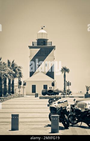 Mouille Point auf der Sea Point Promenade in Kapstadt, Südafrika. Stockfoto