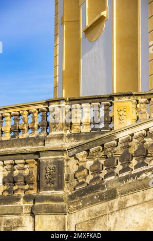 Eindrücke vom Schloss Moritzburg bei Dresden, Sachsen, während der Winterausstellung Cinderella am 29. Dezember 2012; nur zur redaktionellen Verwendung. Stockfoto