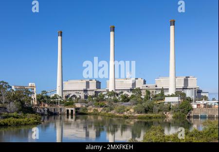 Ein NRG Gladstone Kraftwerk in Queensland Stockfoto