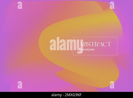 Abstraktes grafisches Hintergrunddesign Gelb Pink Farbverlauf Stock Vektor