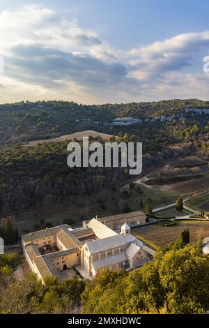 Abtei Senanque, Provence-Alpes-Cate d'Azur, Frankreich Stockfoto