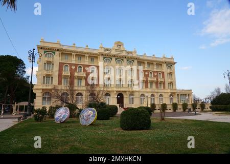 Grand Hotel Cesenatico (Romagna, Italien) Stockfoto