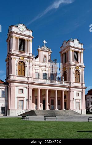 Collegiatskirche St. Mary, Abtei Göttweig, Furth bei Göttweig, Niederösterreich, Österreich, Europa Stockfoto