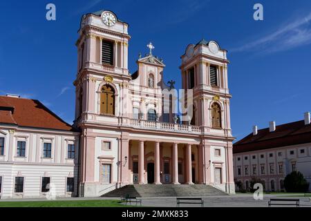 Collegiatskirche St. Mary, Abtei Göttweig, Furth bei Göttweig, Niederösterreich, Österreich, Europa Stockfoto