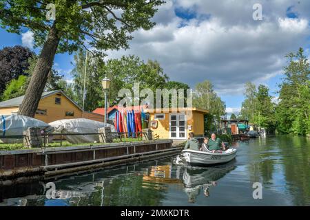 Tegeler Fließ, Tegel, Reinickendorf, Berlin, Deutschland, Europa Stockfoto