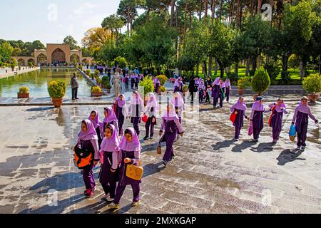 Chehel Sotoun Palace, Isfahan, Isfahan, Iran, Asien Stockfoto