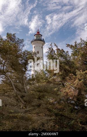 Lyngvig Fyr Lighthouse in der Nähe von Hvide Sande, Dänemark, Europa Stockfoto