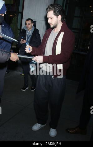 New York, New York, USA. 03. Februar 2023. Kit Harington wurde am 03. Februar 2023 in New York City gesehen. Kredit: Rw/Media Punch/Alamy Live News Stockfoto
