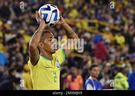 Brasiliens Arthur während des CONMEBOL South American Tournament-Spiels zwischen Brasilien und Ecuador am 31. Januar 2023 in Bogota, Kolumbien. Foto von: Cristian Bayona/Long Visual Press Stockfoto