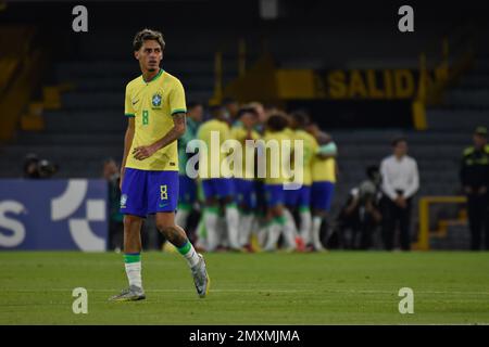 Brasiliens Marlon Gomes während des CONMEBOL South American Tournament Match zwischen Brasilien und Ecuador am 31. Januar 2023 in Bogota, Kolumbien. Foto von: Cristian Bayona/Long Visual Press Stockfoto