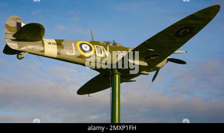 Die berühmte spitfire Stockfoto