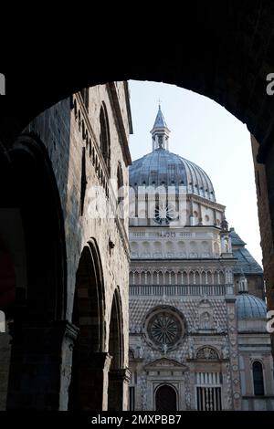 Italien, Bergamo, die Basilika Santa Maria Maggiore. Stockfoto