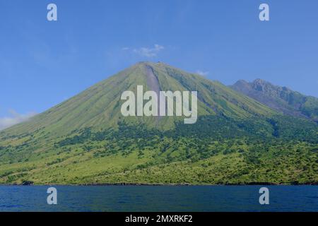 Indonesien Sumbawa - Insel Sangeang - Berg Sangeang - Vulkan Stockfoto