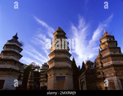 Henan-shaolin-Tempel Stockfoto